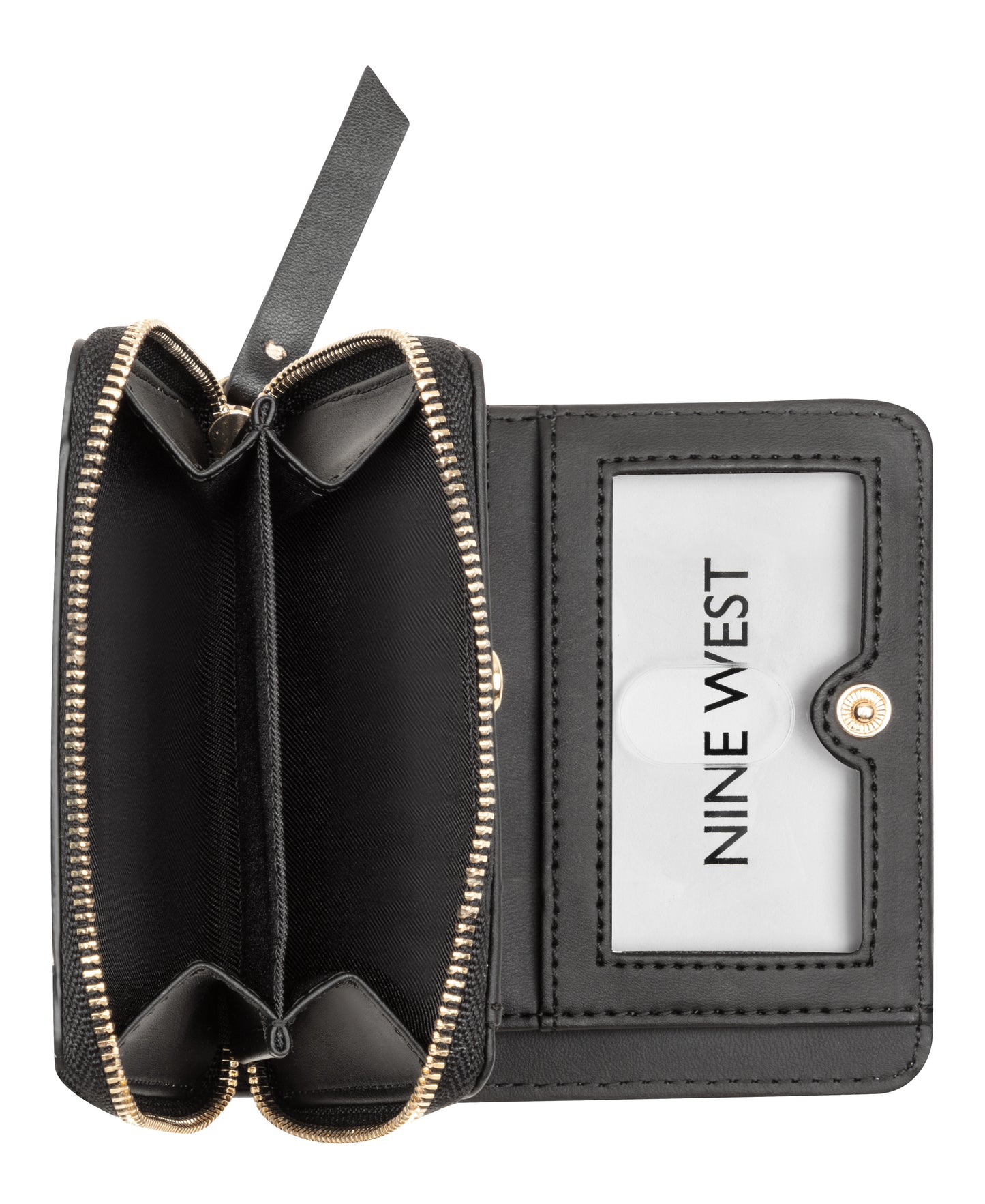 Cartera Nine West Fleura Slg Small Zip Around-Black