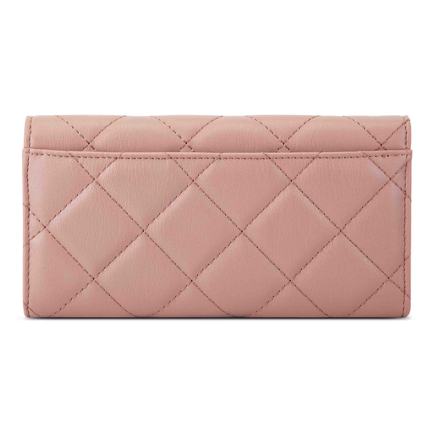 Billetera Check Mirabella Nude
