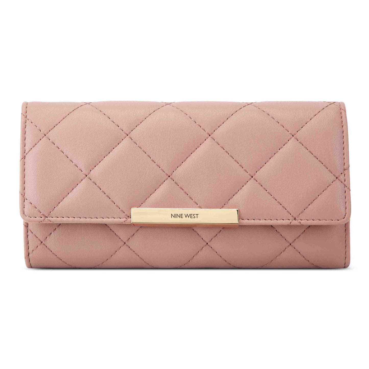Billetera Check Mirabella Nude