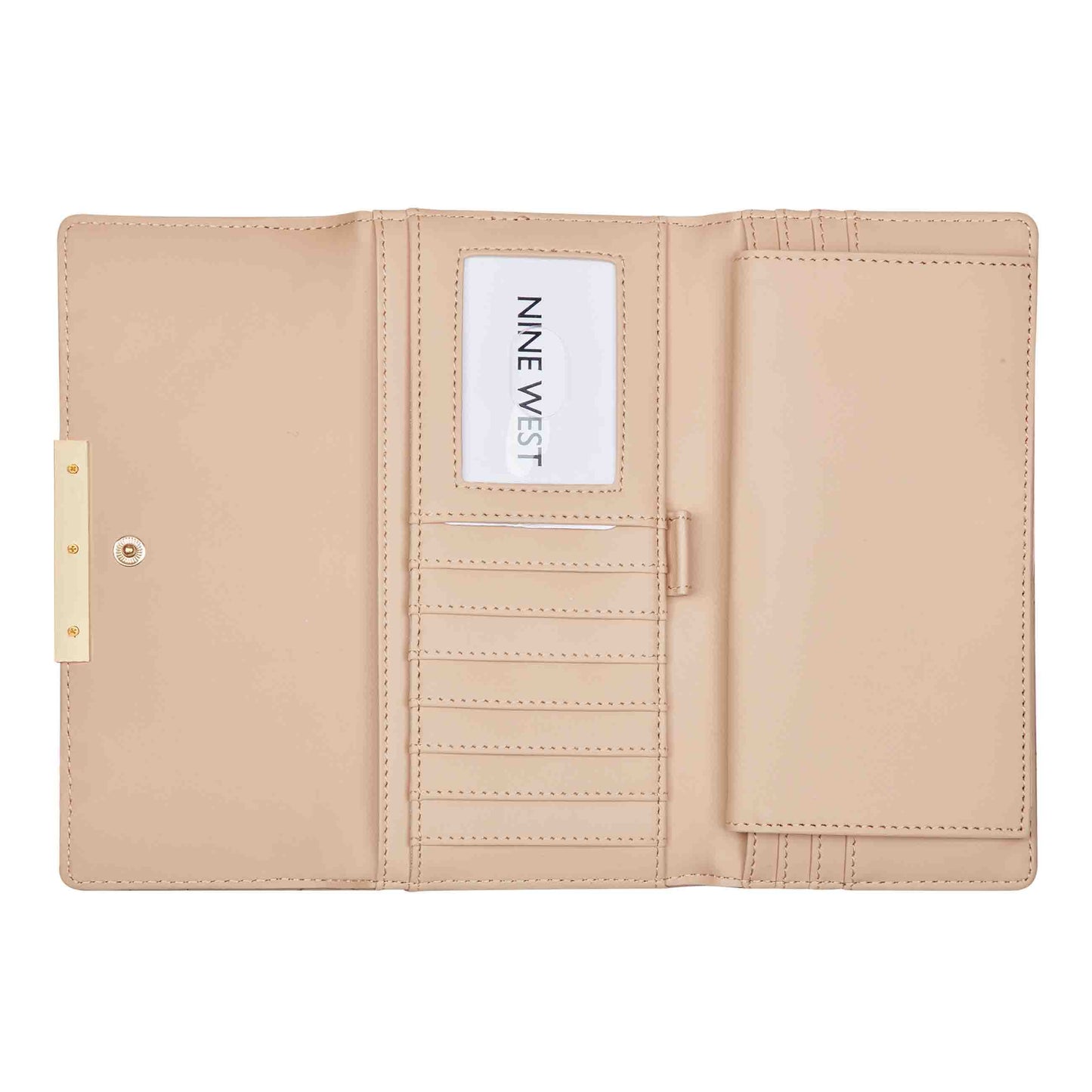 Billetera Check Mirabella Nude