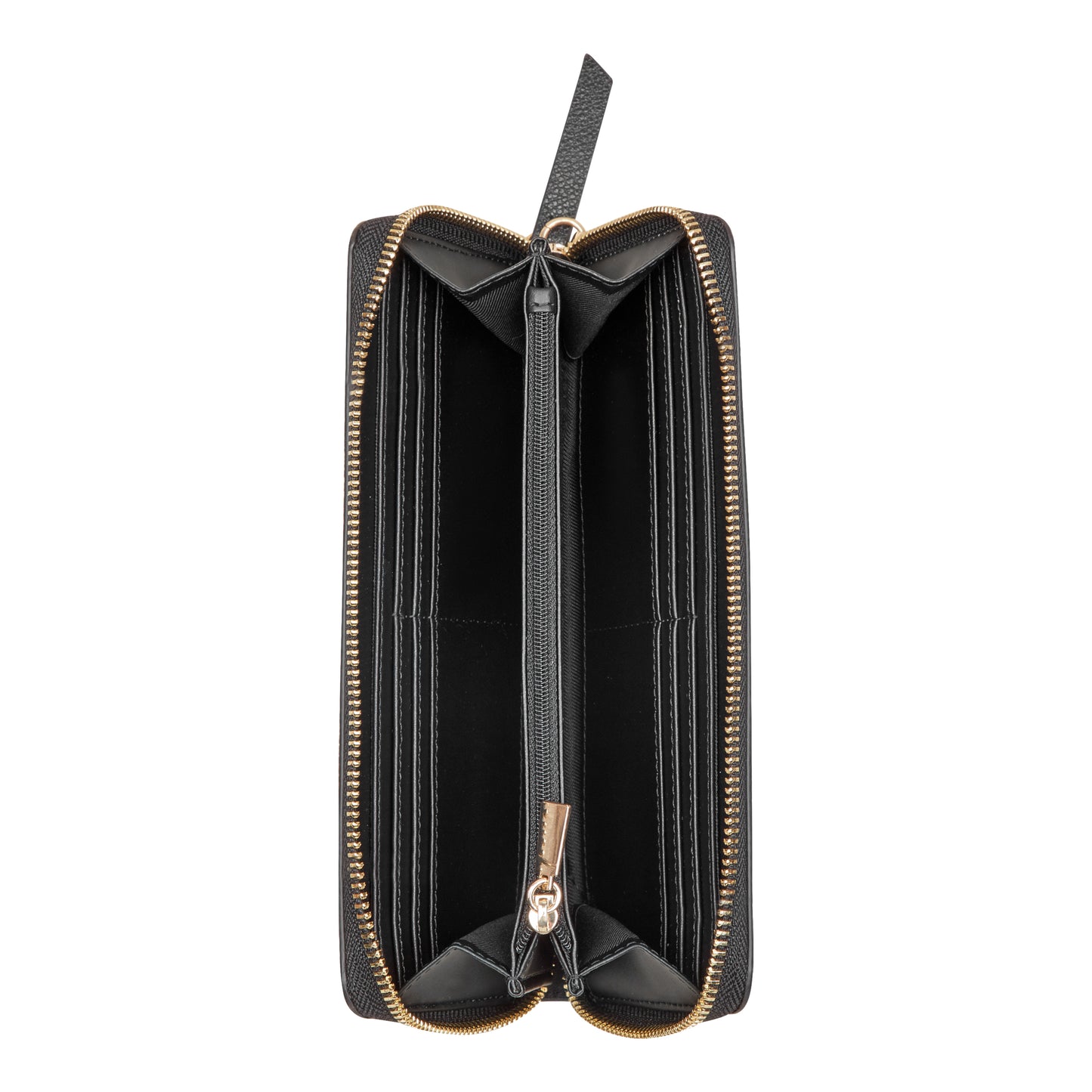 Billetera Zip Lockup Negro