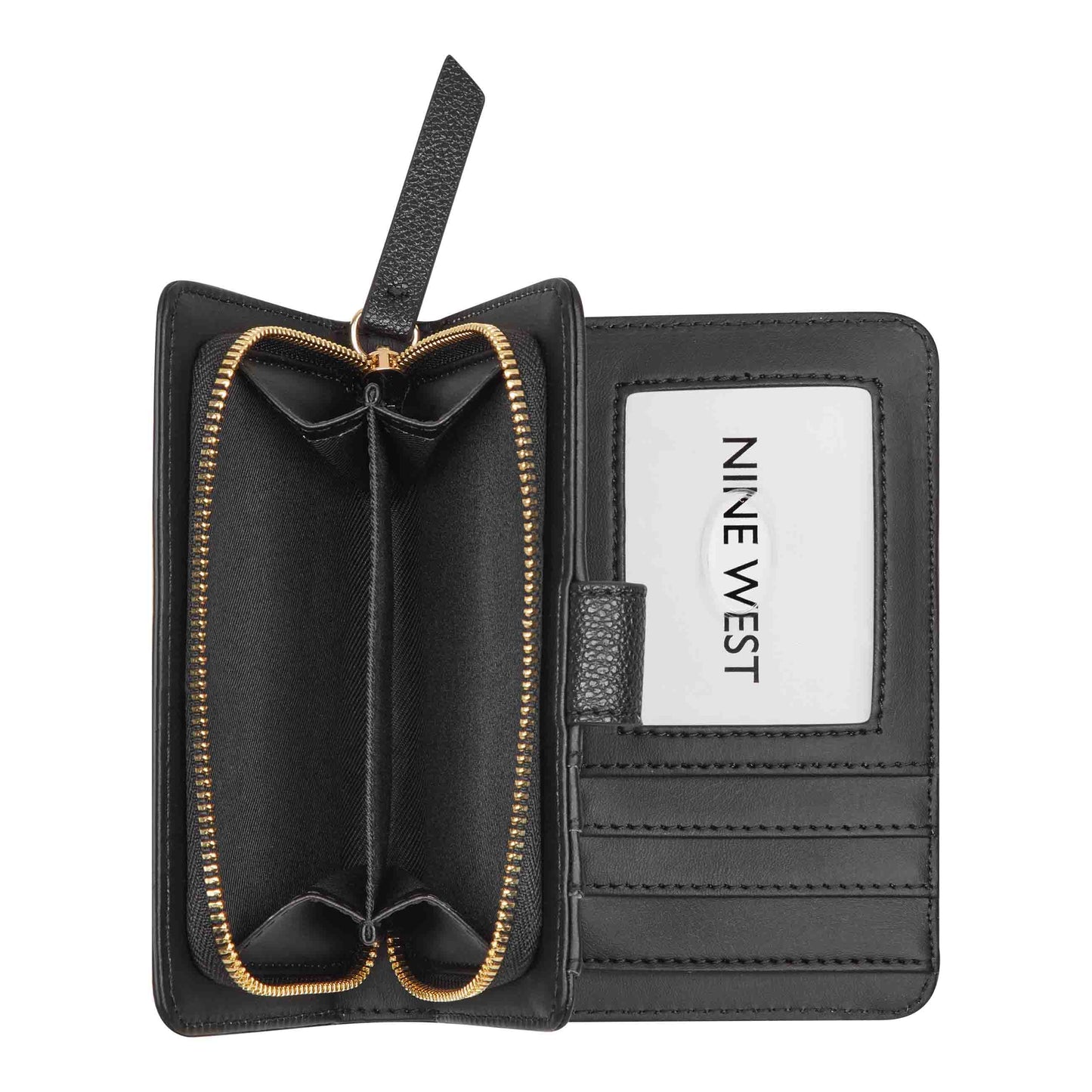 Billetera French Lockup Negro