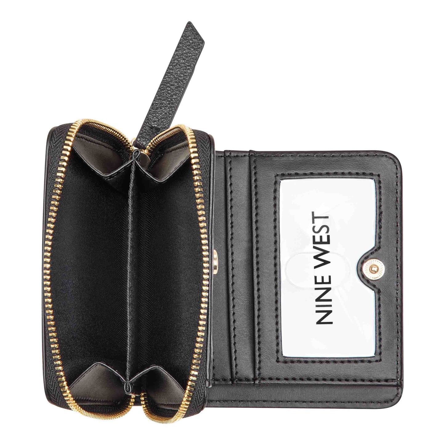 Billetera Zip Lockup Negro