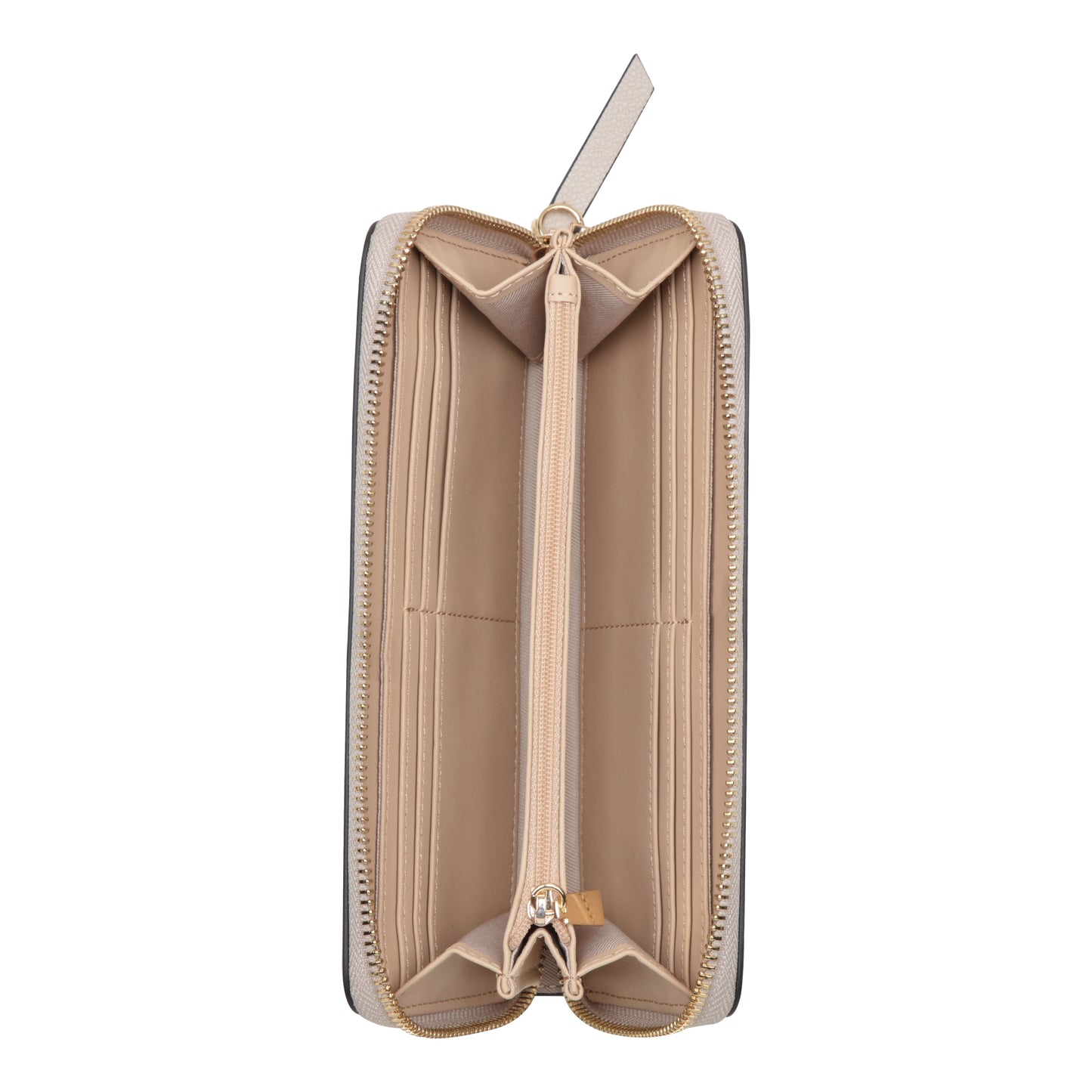 Billetera Zip Around Mary Gris