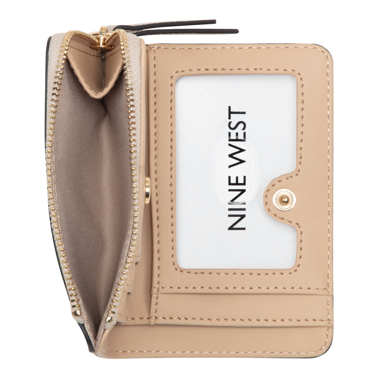 Billetera Zip Around Mary Gris