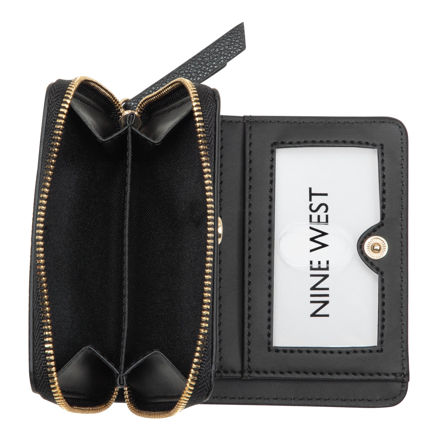 Billetera Zip Around Mary Negro