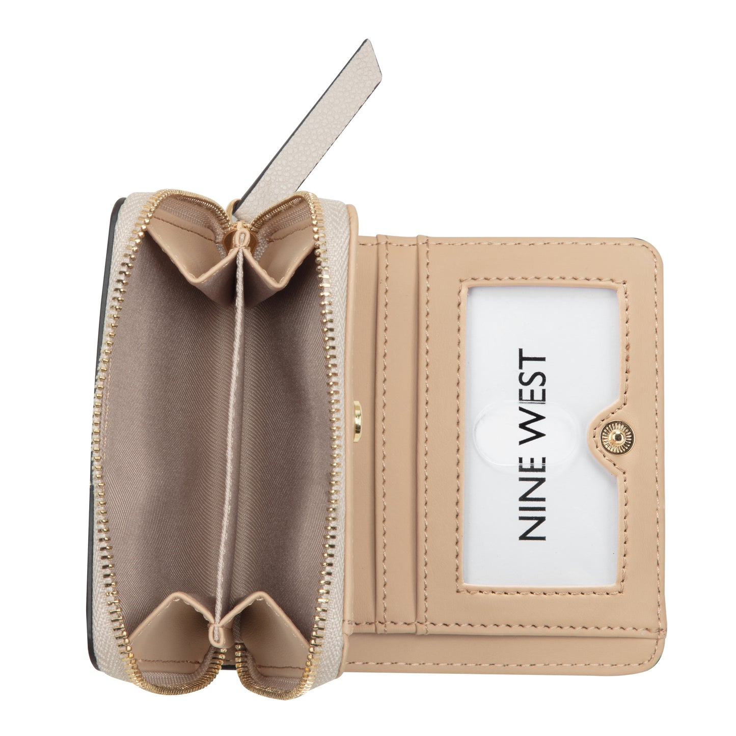 Billetera Zip Around Mary Gris