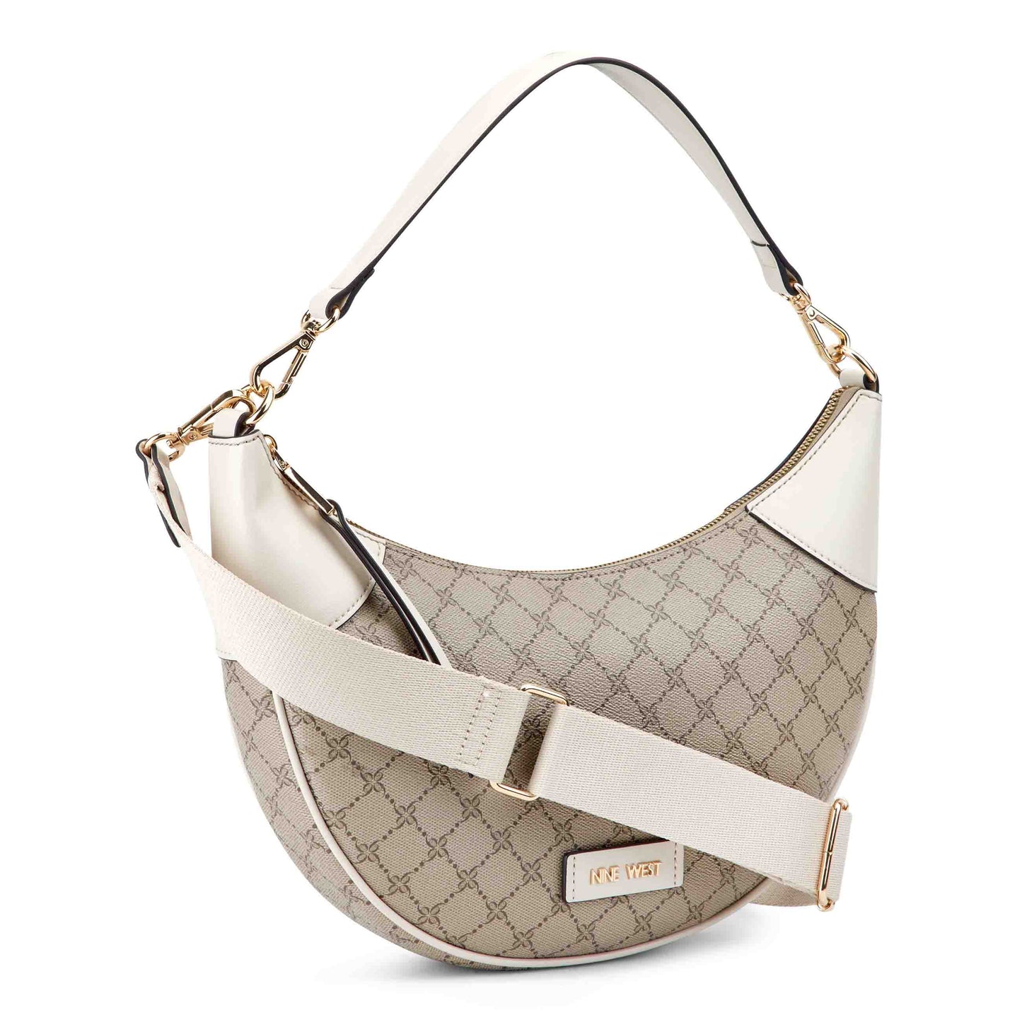 Cartera Xbody Byron Crema/Blanco
