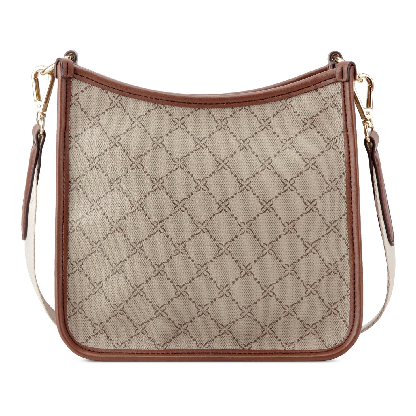 Cartera Crossbody Nalini Crema/Chocolate