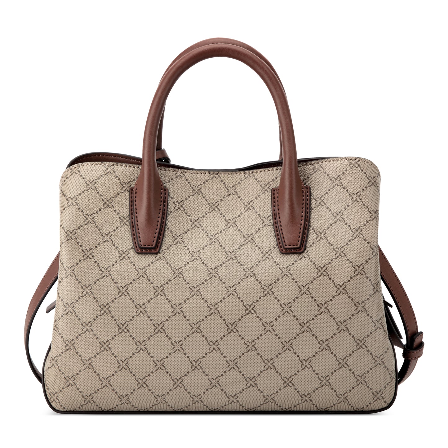 Cartera Satchel Lakelyn Crema/Chocolate