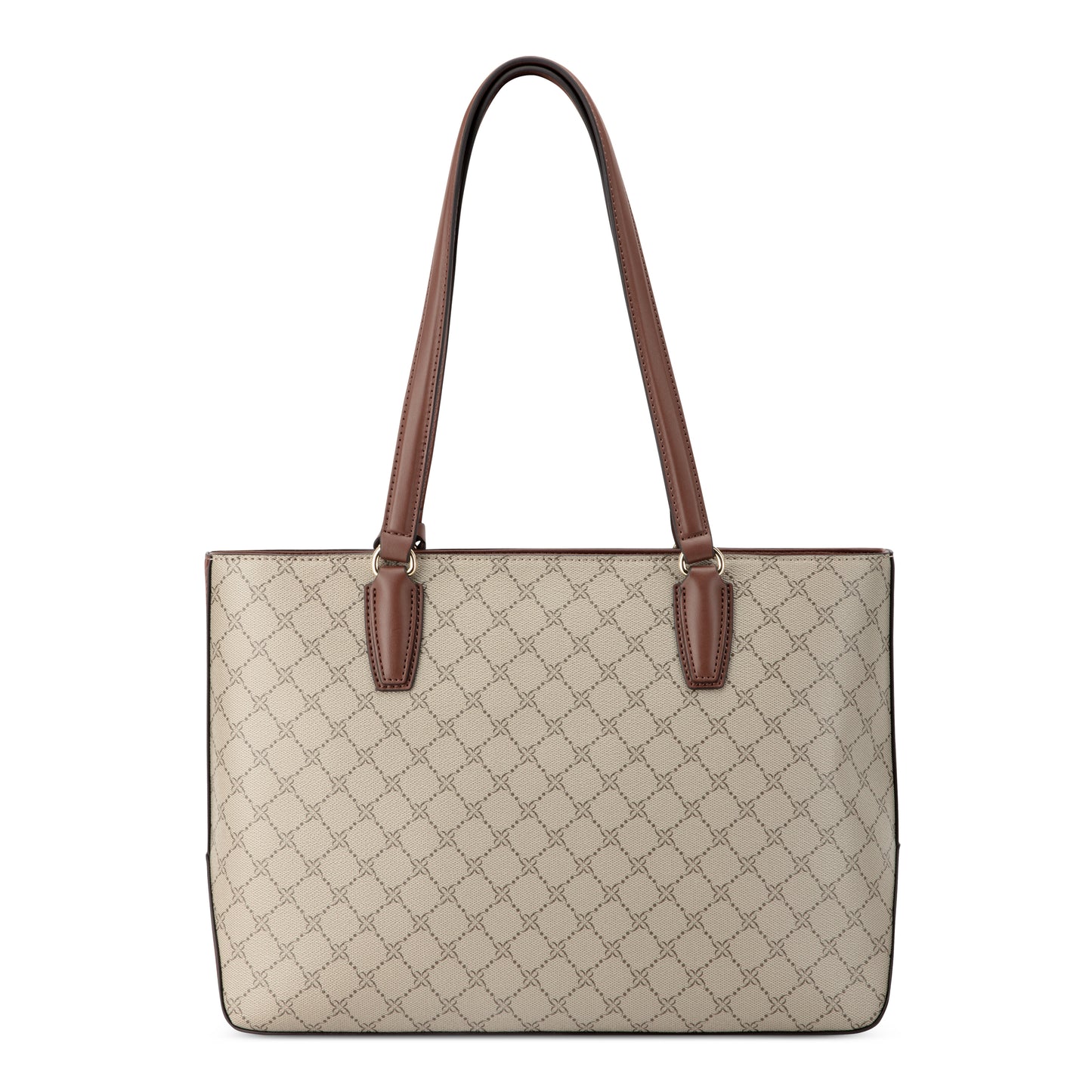 Cartera Tote Lakelyn Crema/Chocolate