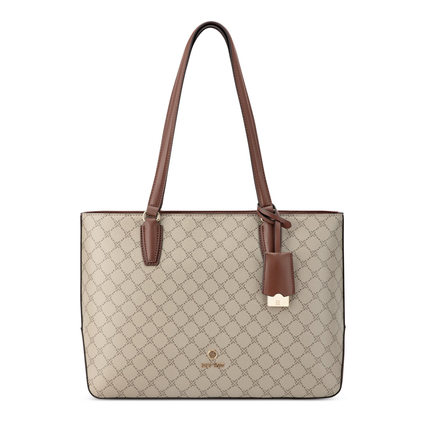 Cartera Tote Lakelyn Crema/Chocolate