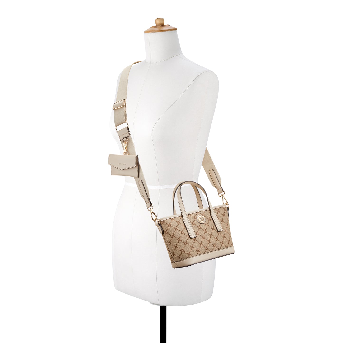 Cartera Tote Avaya Crema