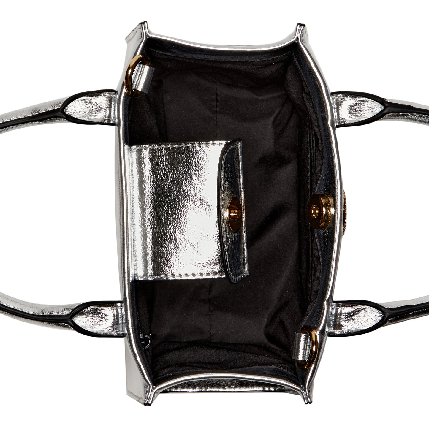 Cartera Tote Crossbody Maylee Plata