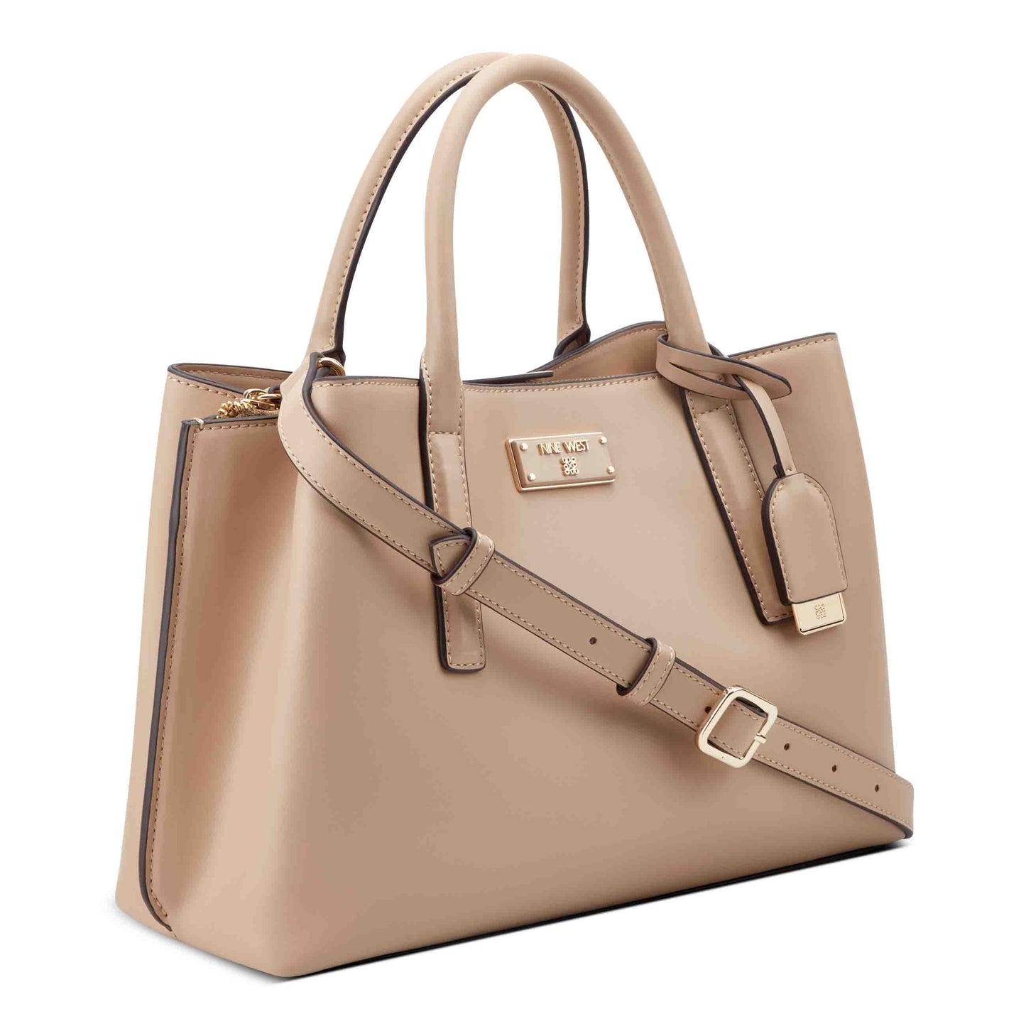 Cartera Satchel Leonel Nude