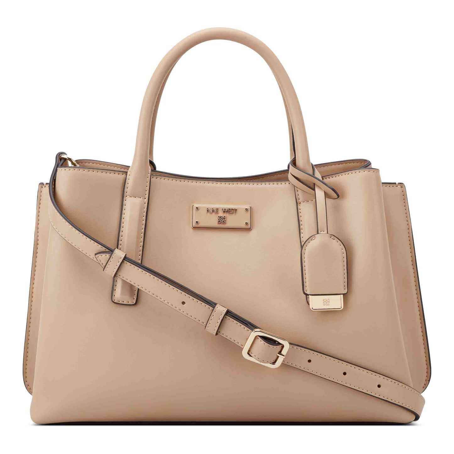 Cartera Satchel Leonel Nude