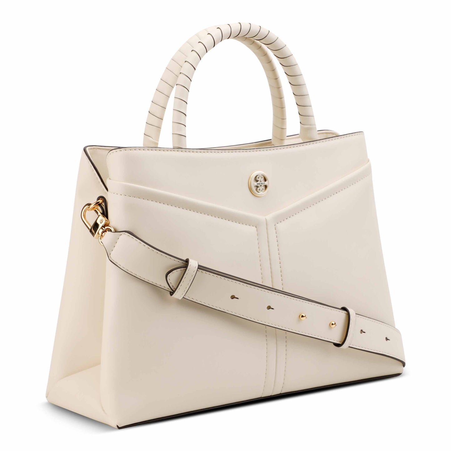Cartera Satchel Erina Blanco