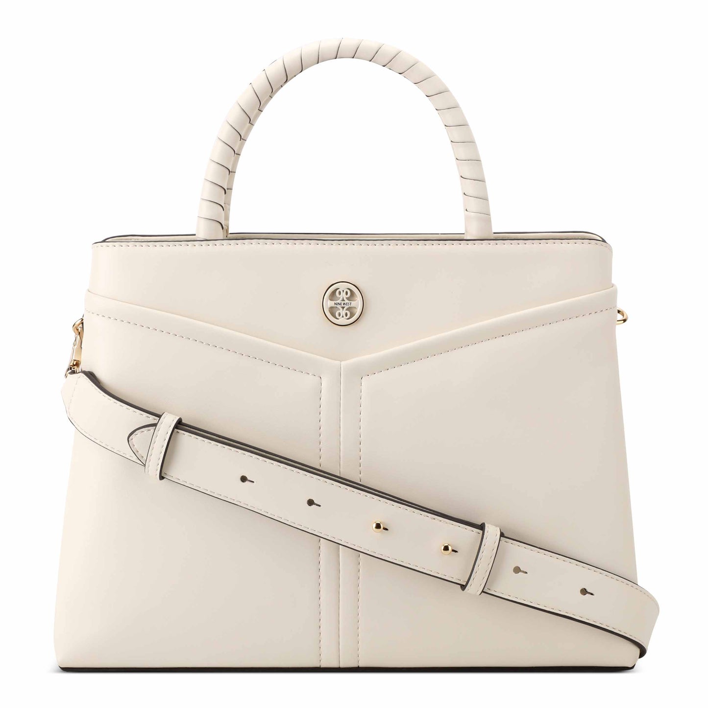 Cartera Satchel Erina Blanco