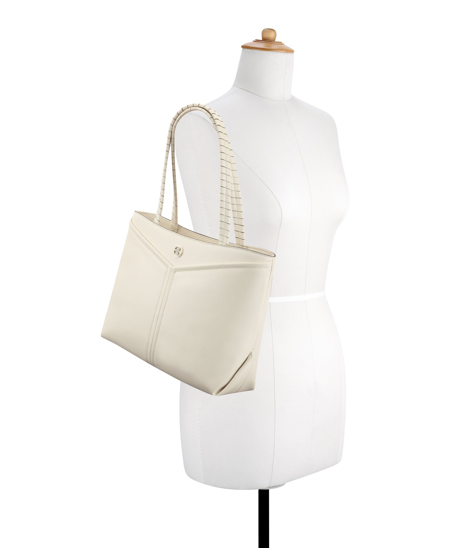 Cartera Tote Erina Crema