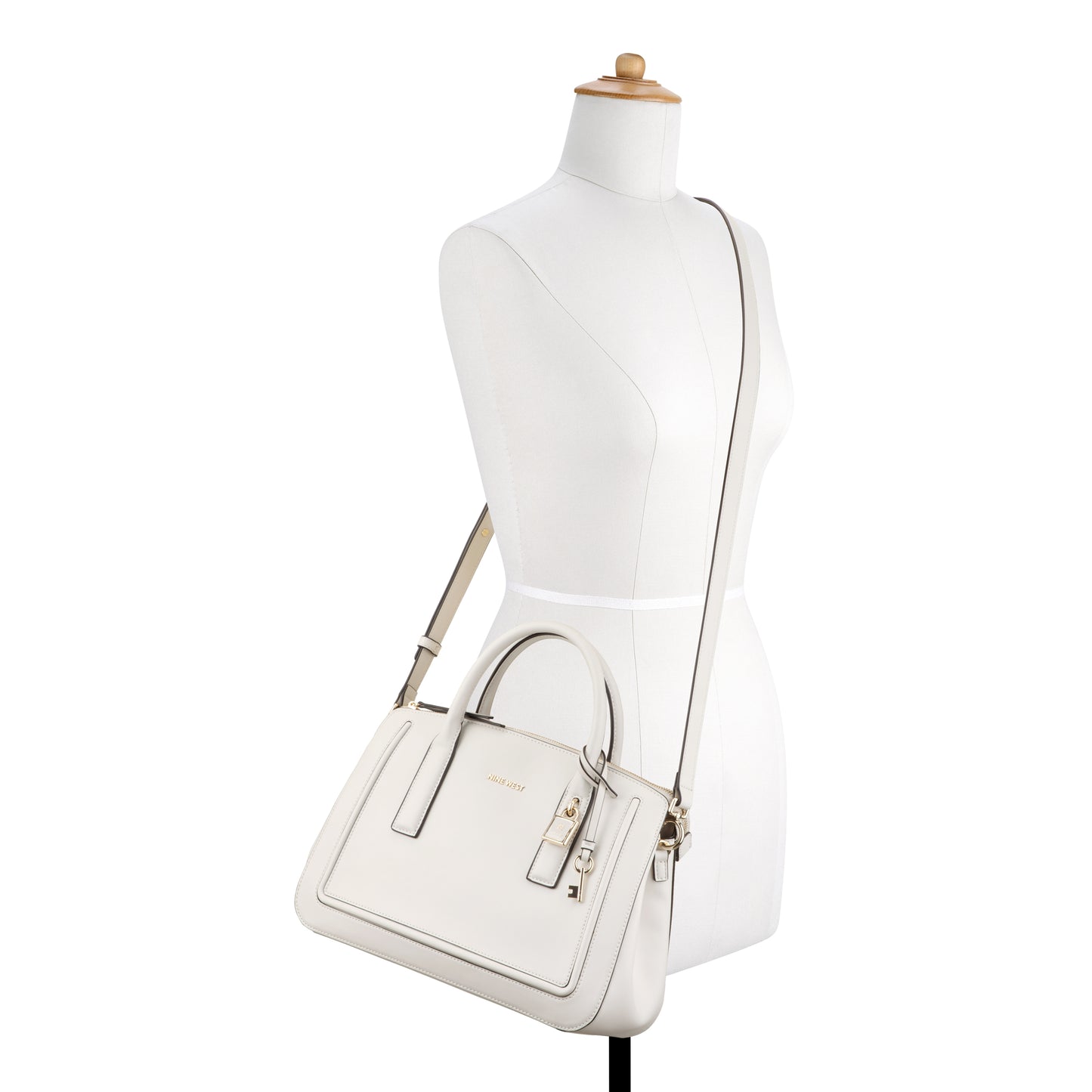 Cartera Satchel Tenely Blanco