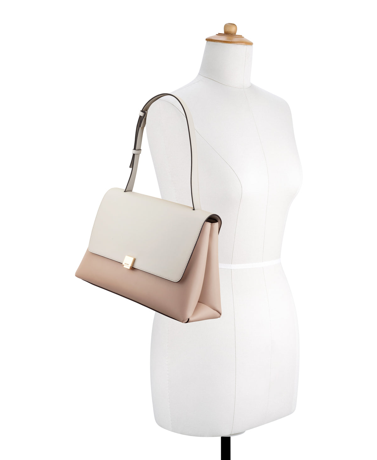 Cartera Nine West Elowyn Lrg Flap Shoulder Bag-Fawn/Milk
