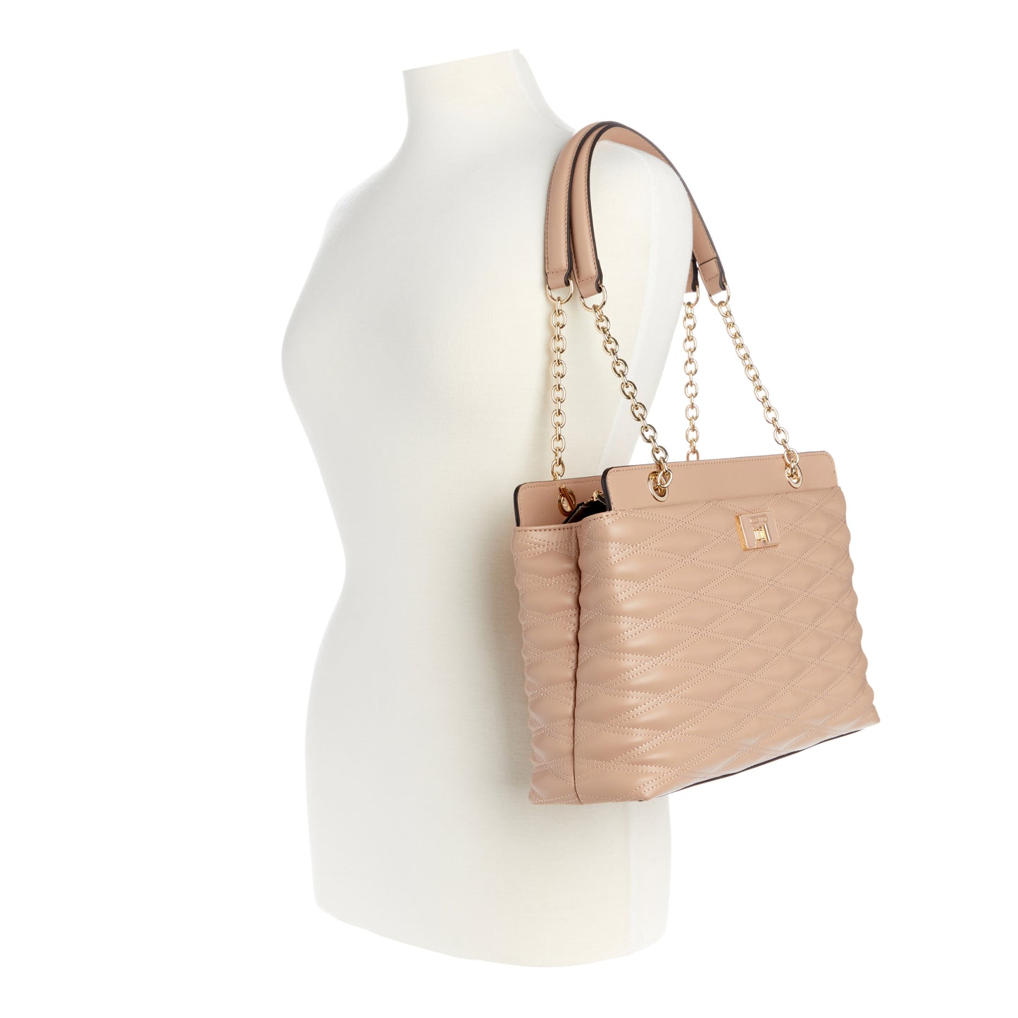 Cartera Shoulder Satchel Aviva Crema/Nude