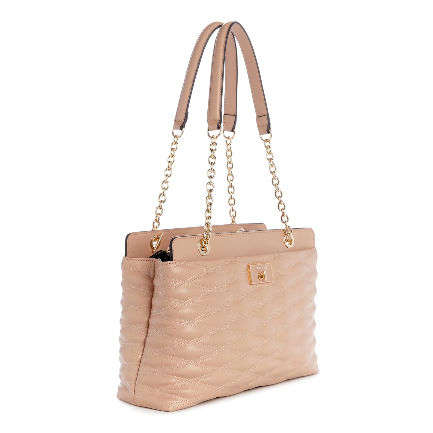 Cartera Shoulder Satchel Aviva Crema/Nude
