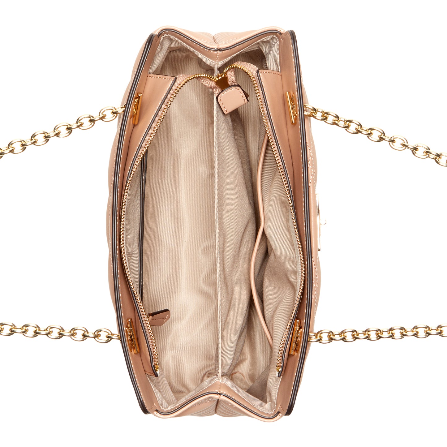 Cartera Shoulder Satchel Aviva Crema/Nude