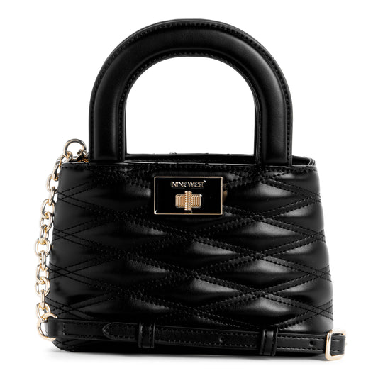 Cartera Mini Satchel Aviva Negro