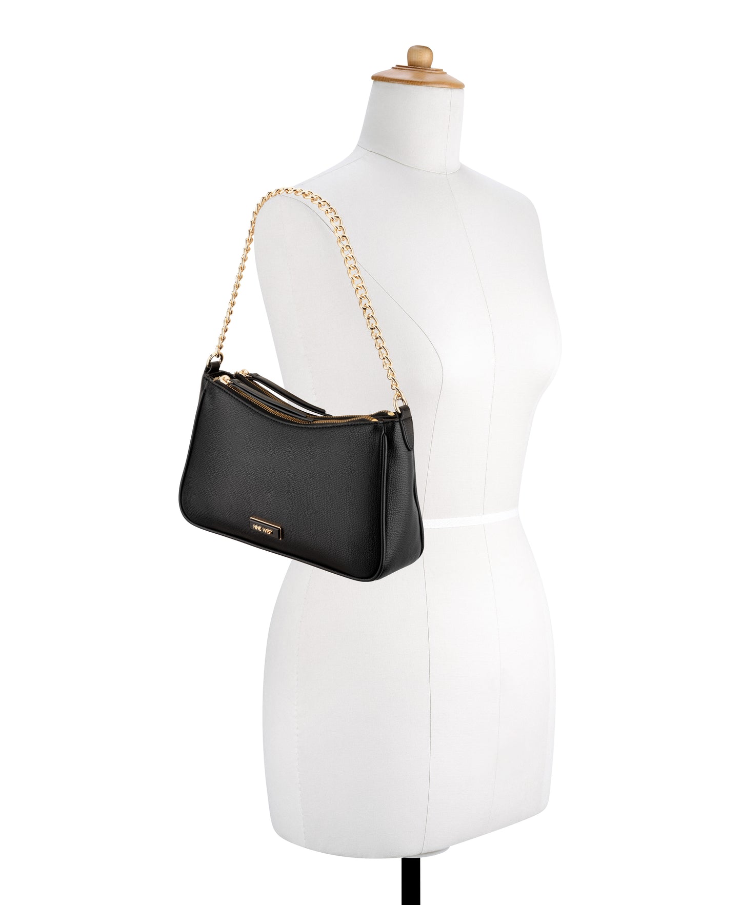 Cartera Nine West Denzielle Convertible Shoulder-Black
