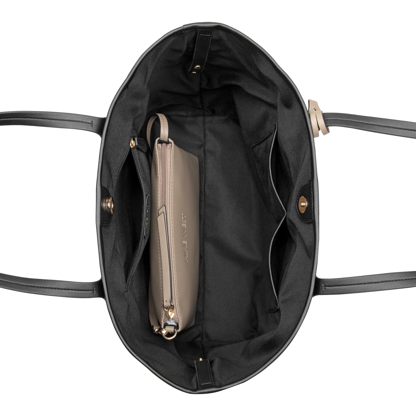 Cartera Tote Large Piera  Negro