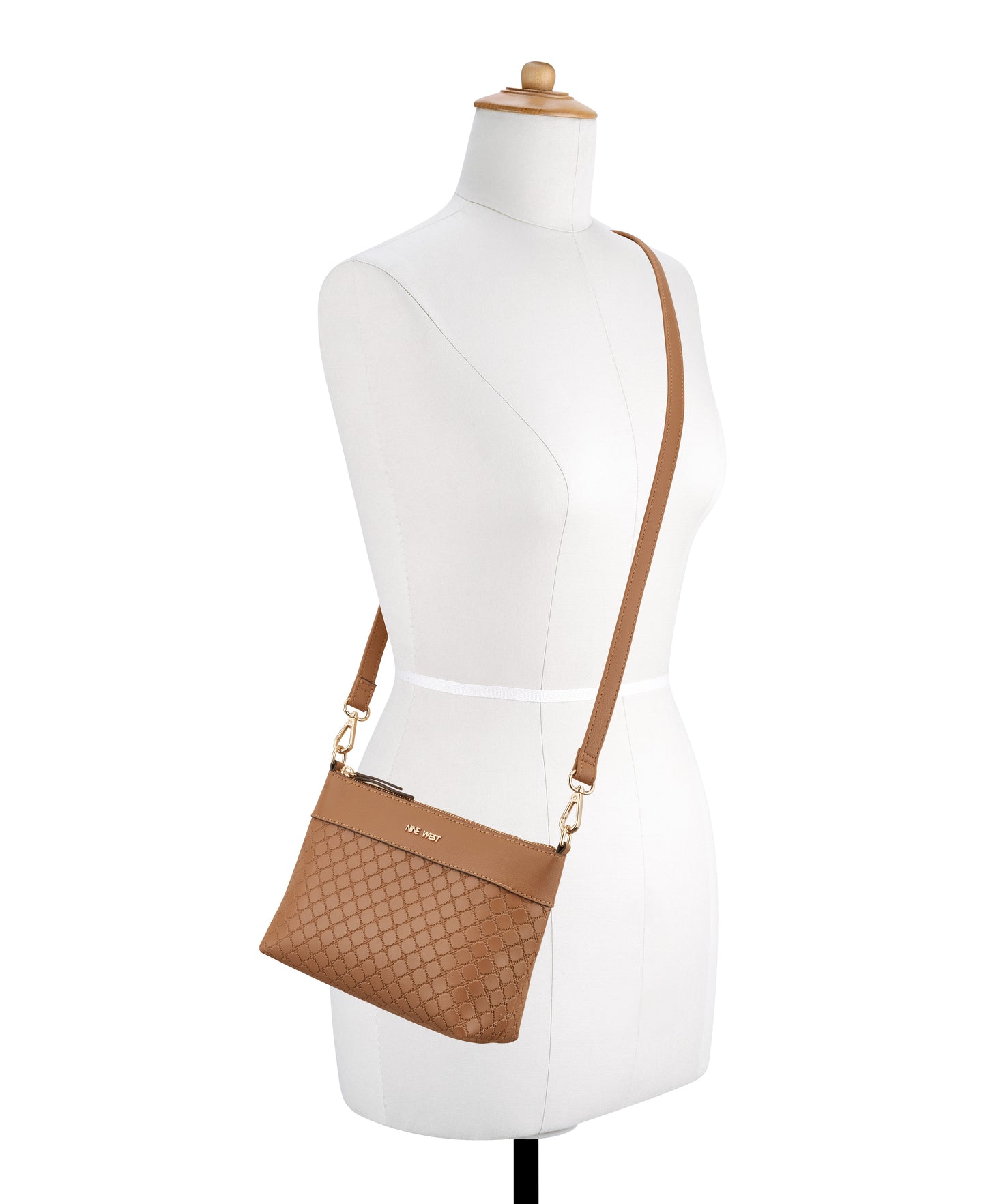Cartera Nine West Isolde Tote W Pouch-Brandy