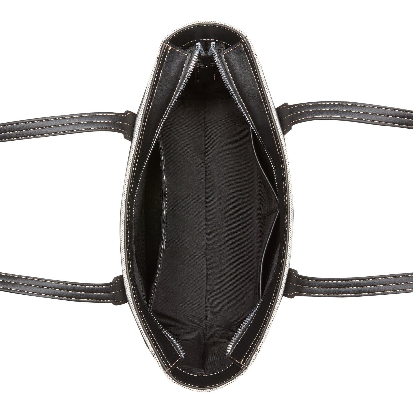 Cartera Tote Hendrick Negro/Blanco