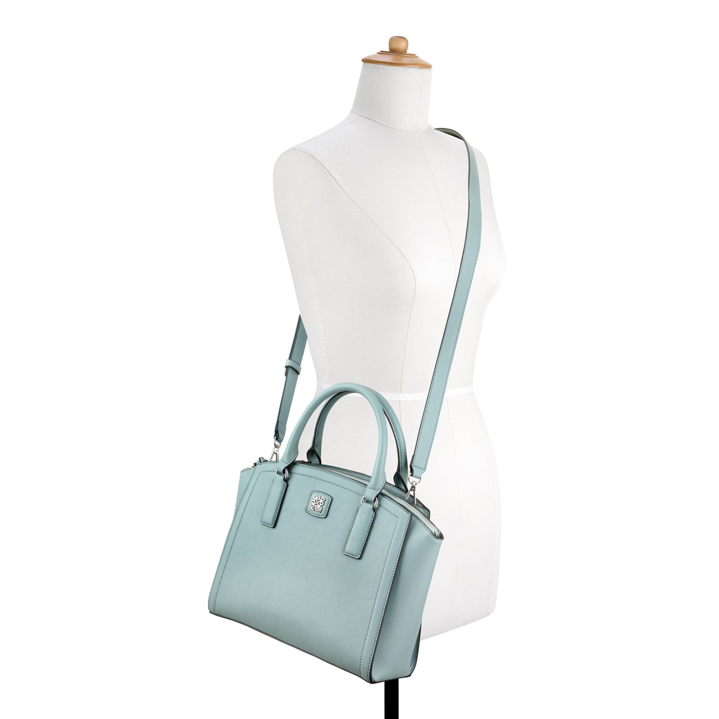 Cartera Satchel Coen Azul