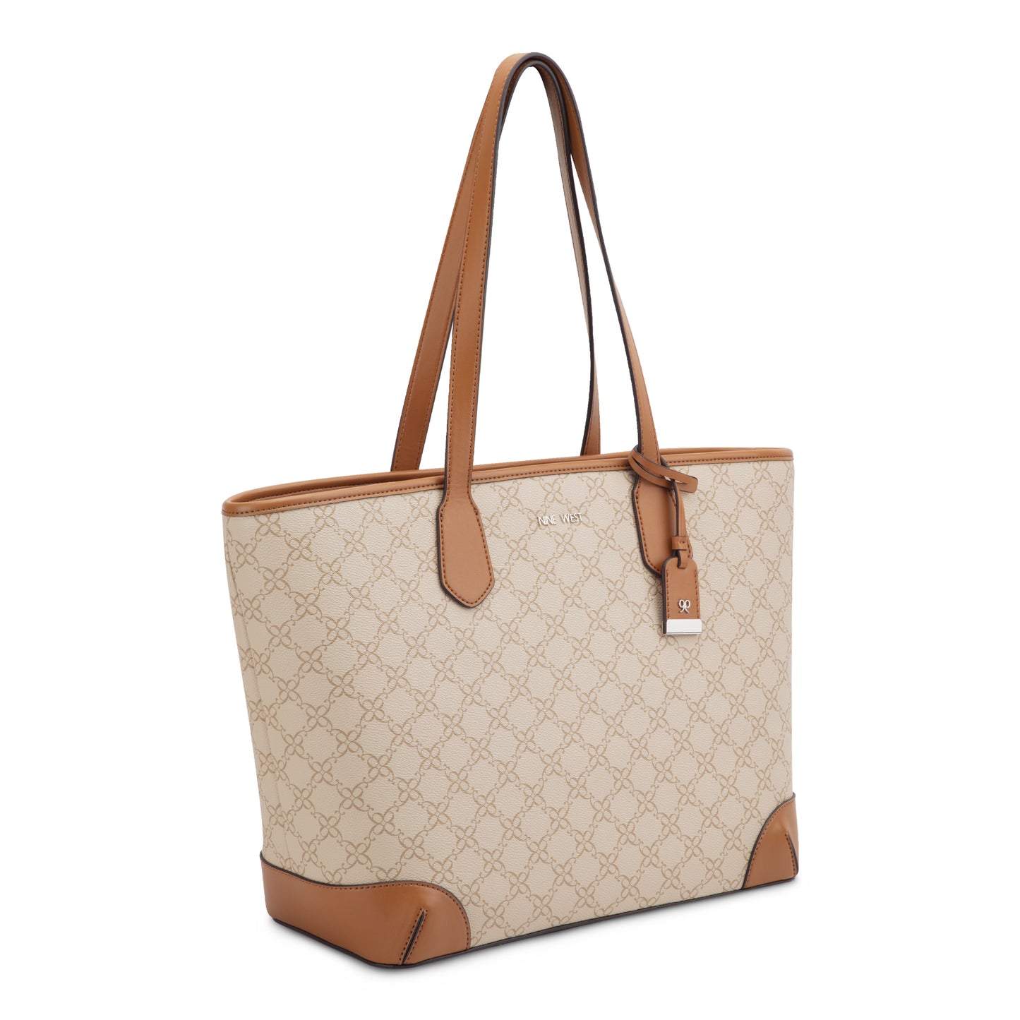 Cartera Tote Kylene Crema/Chocolate