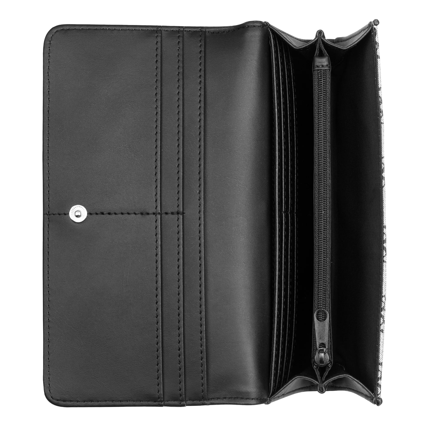 Billetera Organizer Zuri Granite/Negro