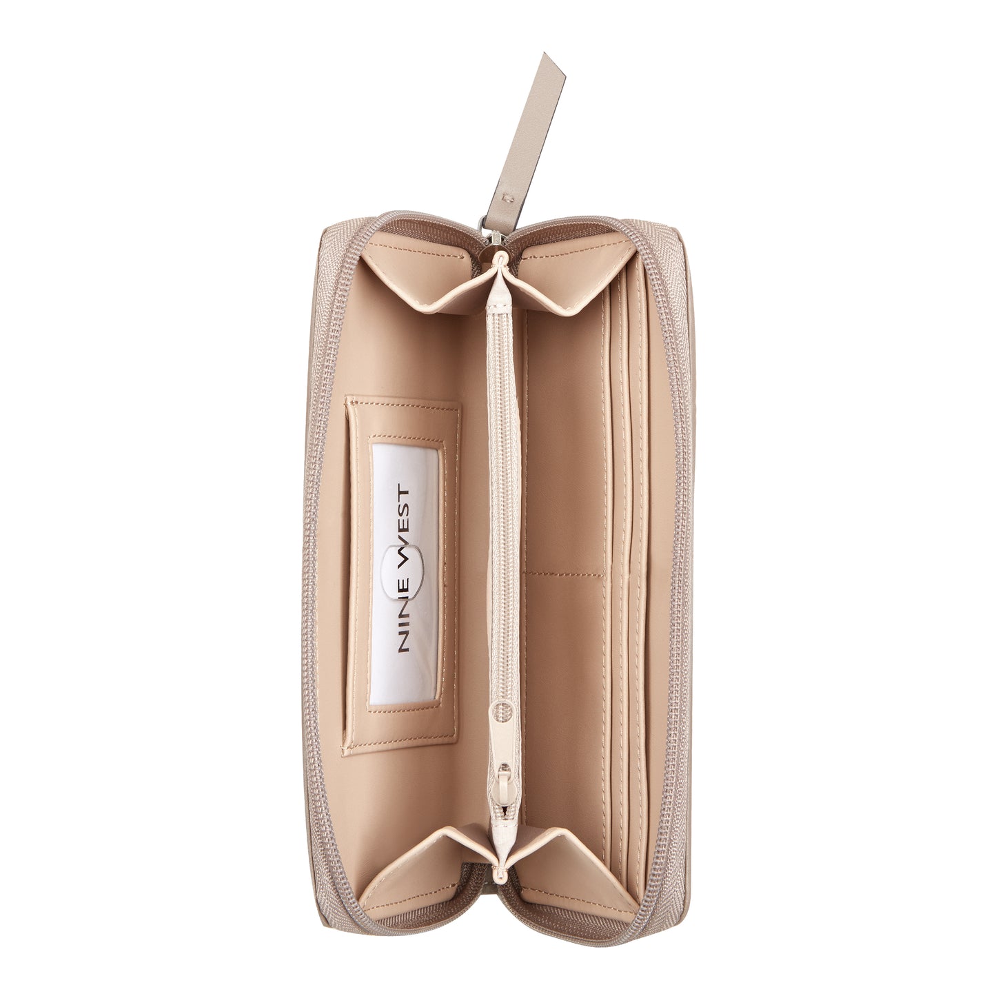 Billetera ZipAround Zuri Crema/Nude