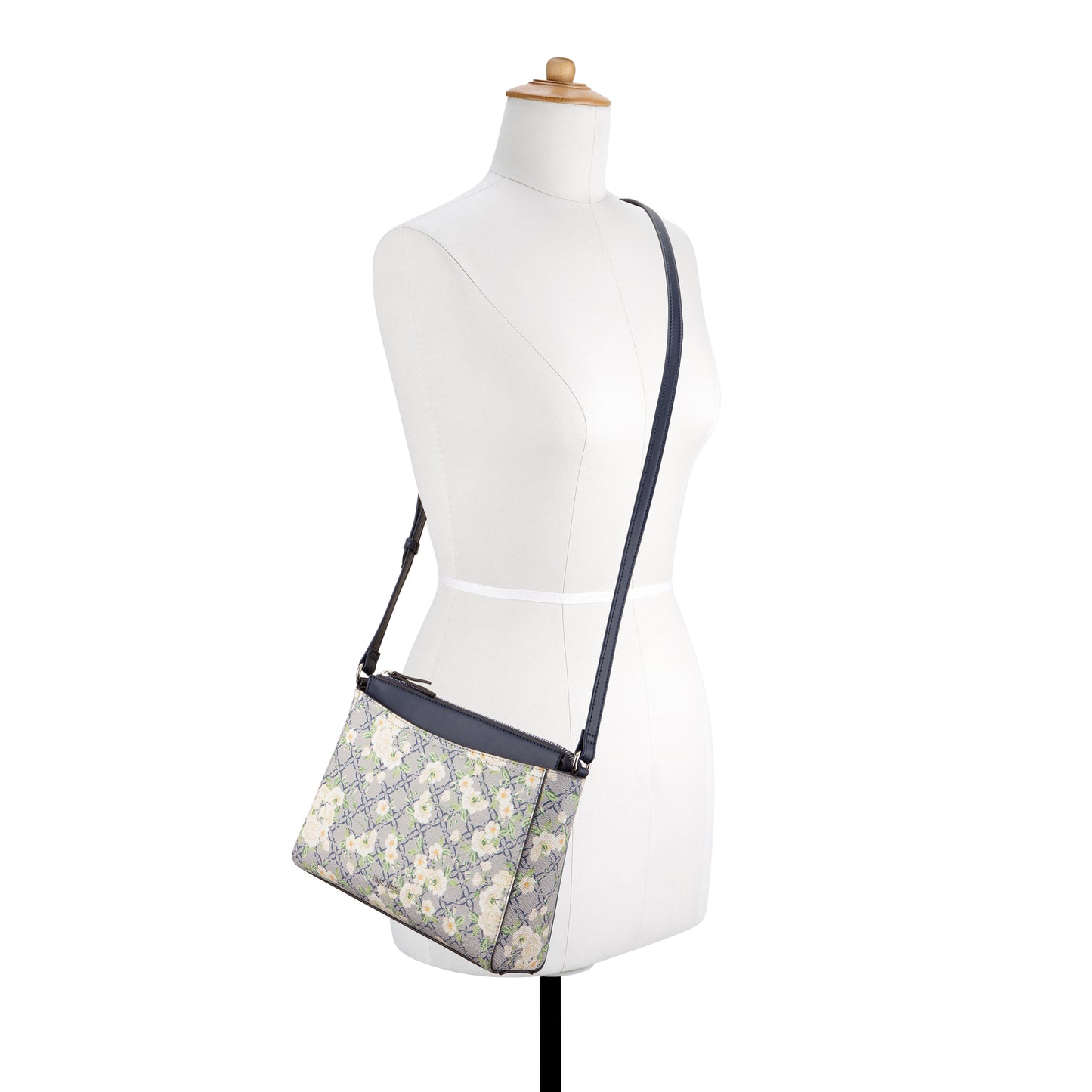 Cartera Crossbody Bowie Navy Floral