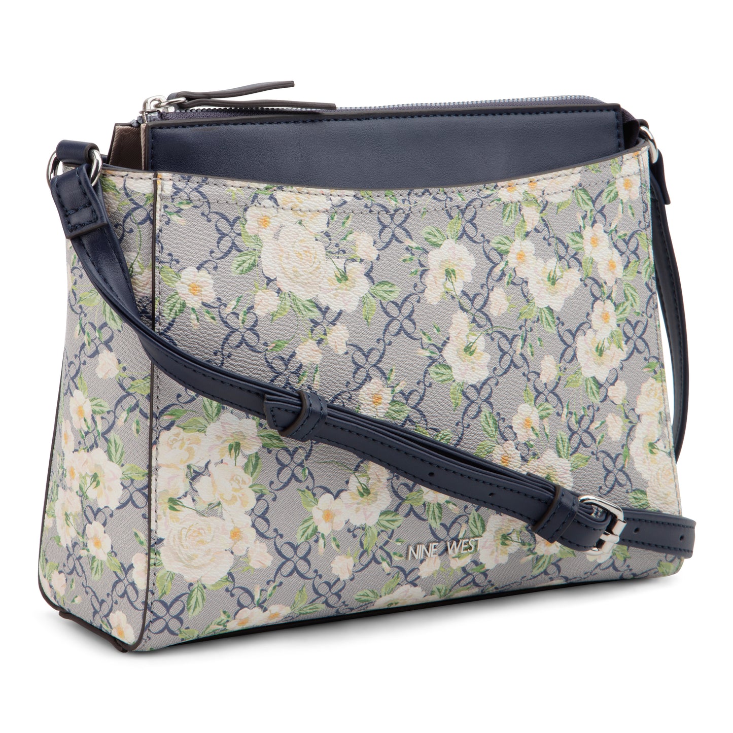 Cartera Crossbody Bowie Navy Floral