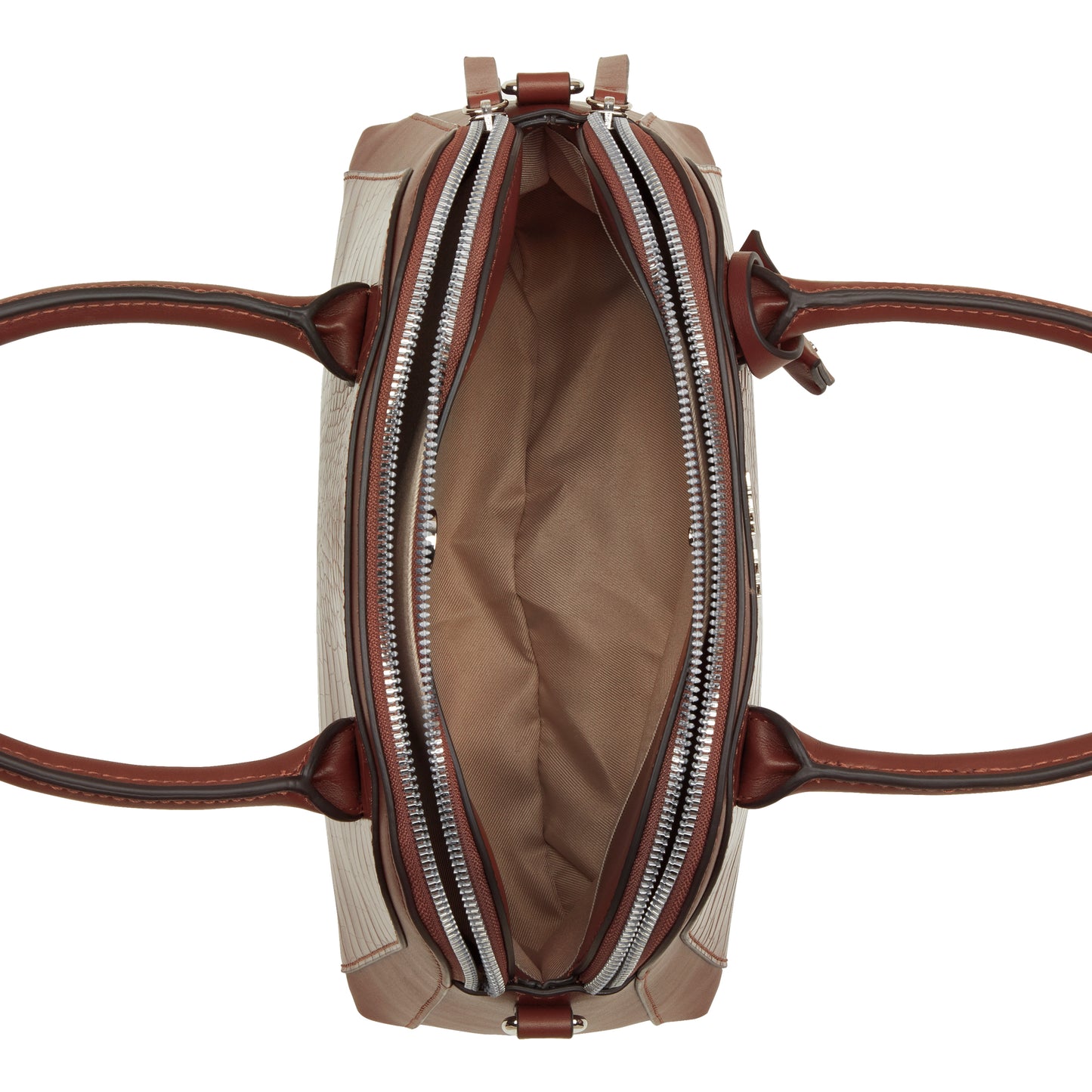 Cartera Satchel Gertrude Marron