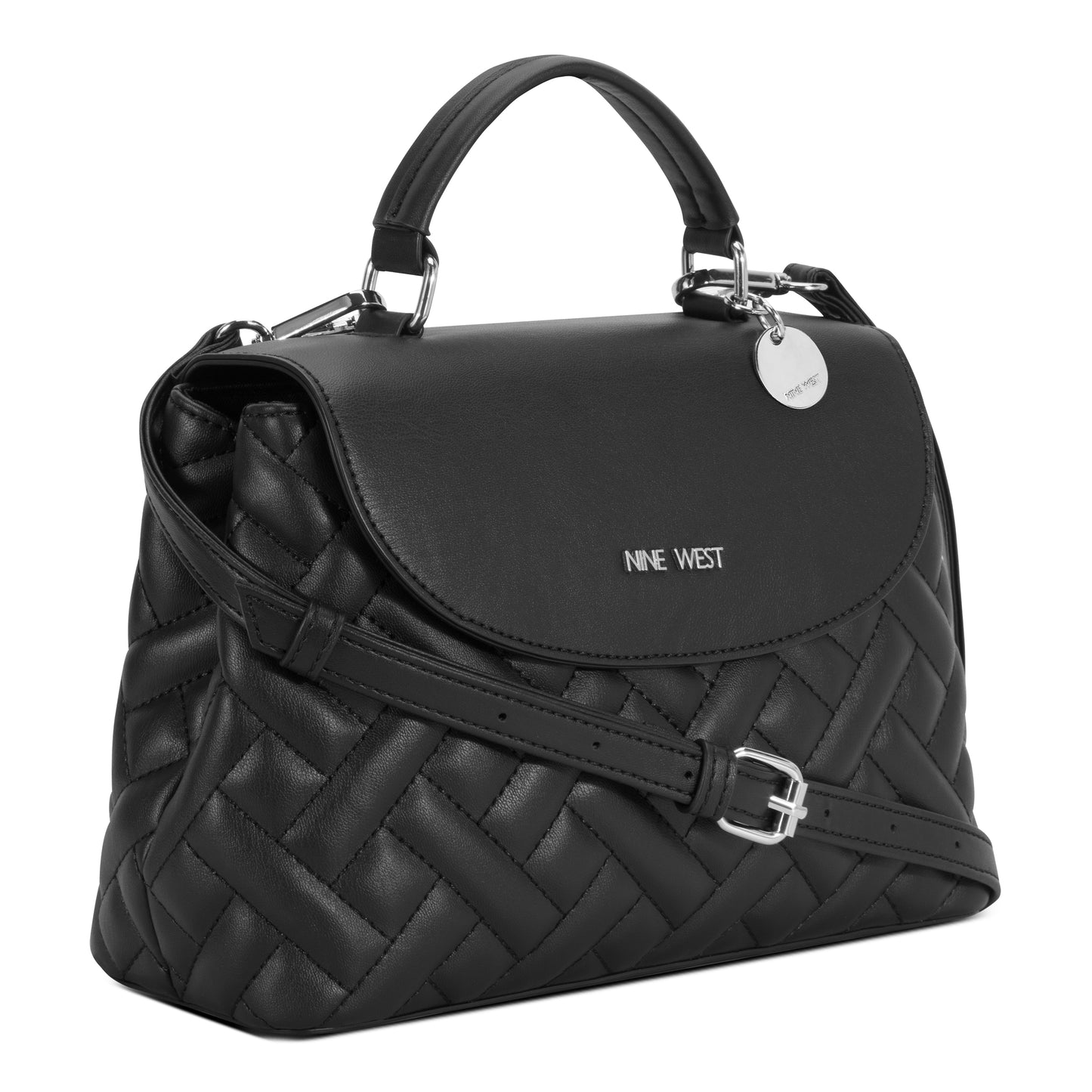 Cartera Top Handle Maureen Negro