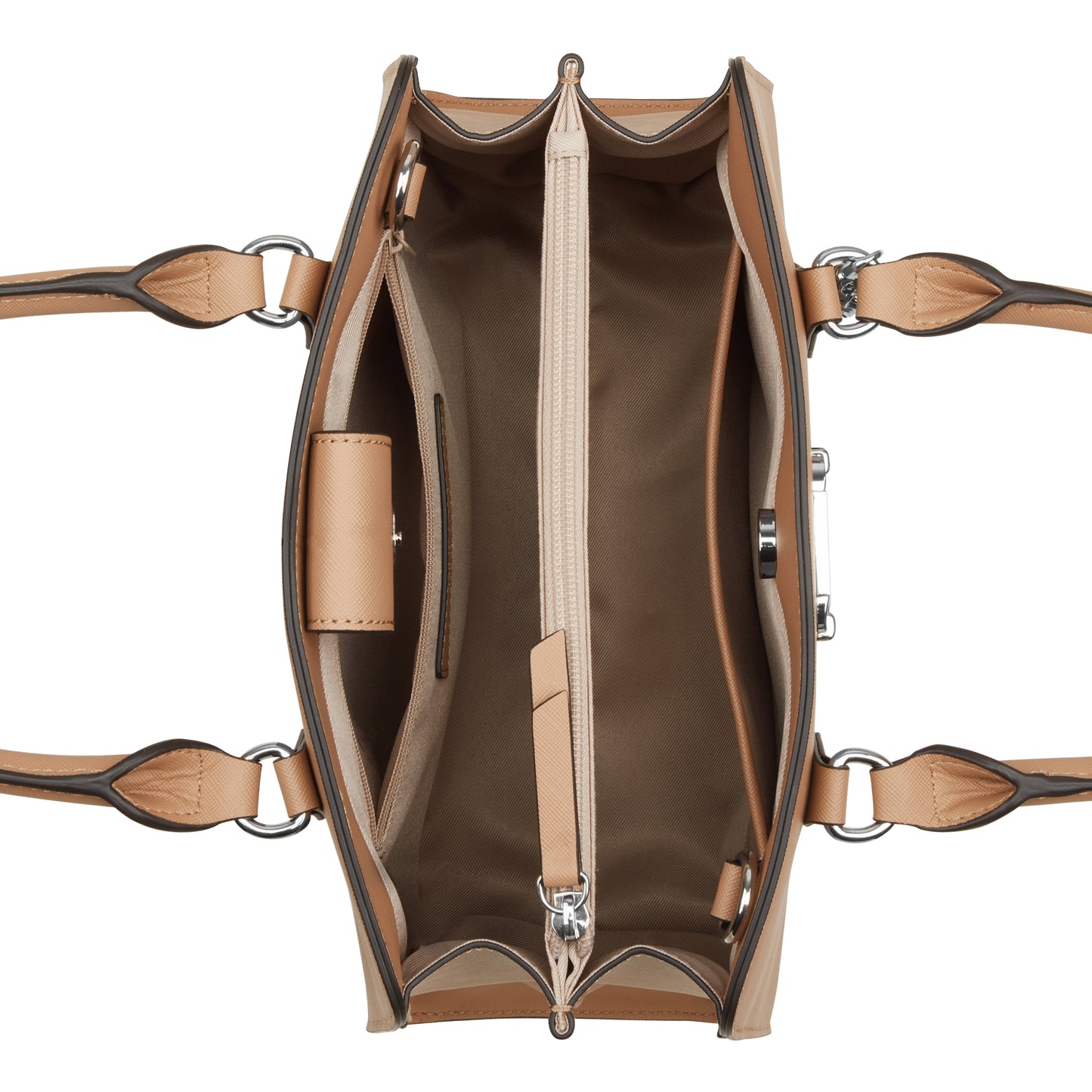 Cartera Satchel Cally Crema