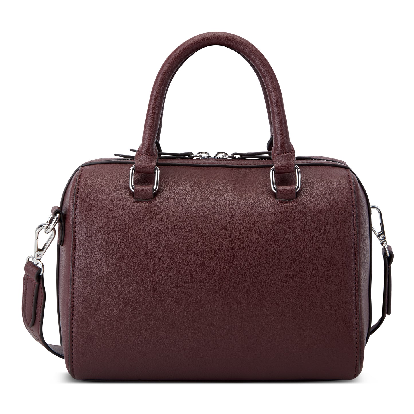 Cartera Barrel Satchel Cheerful Rojo Vino
