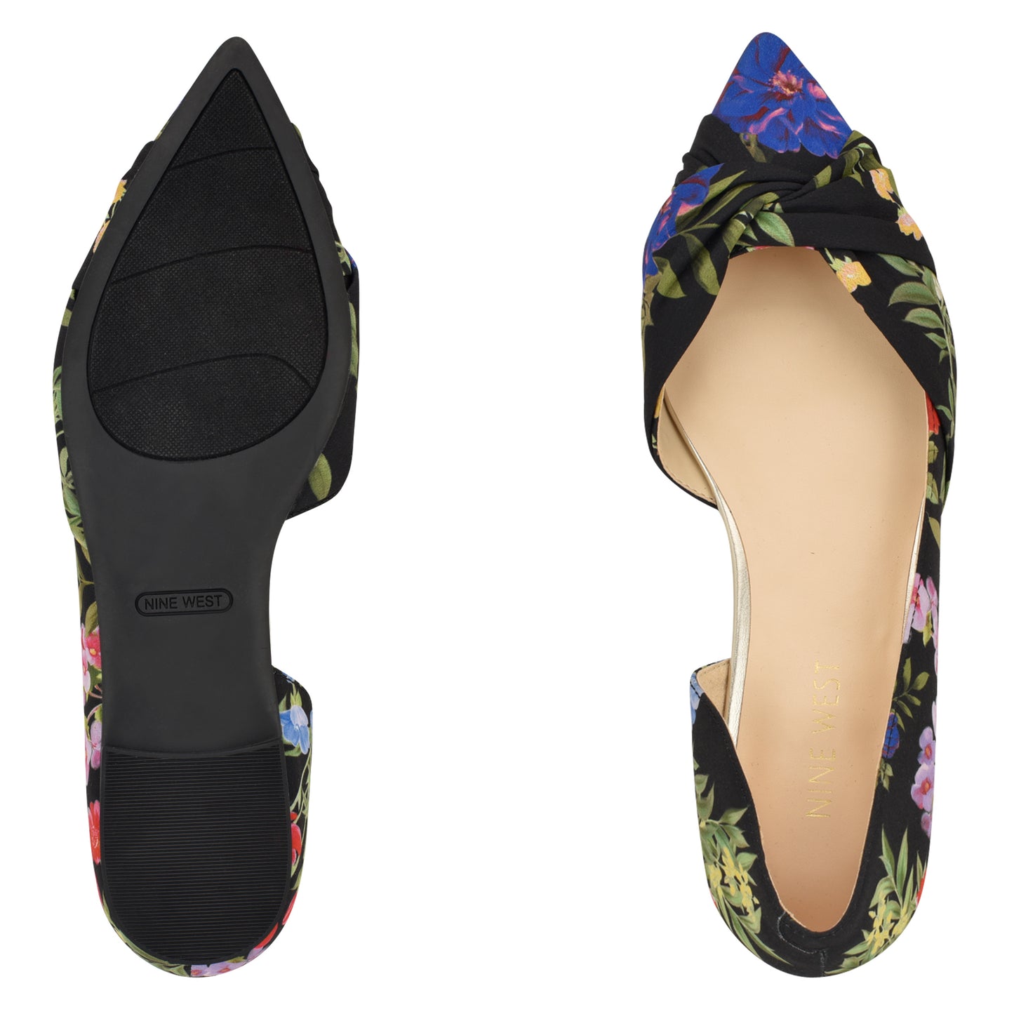 Flat Bliza Floral Negro