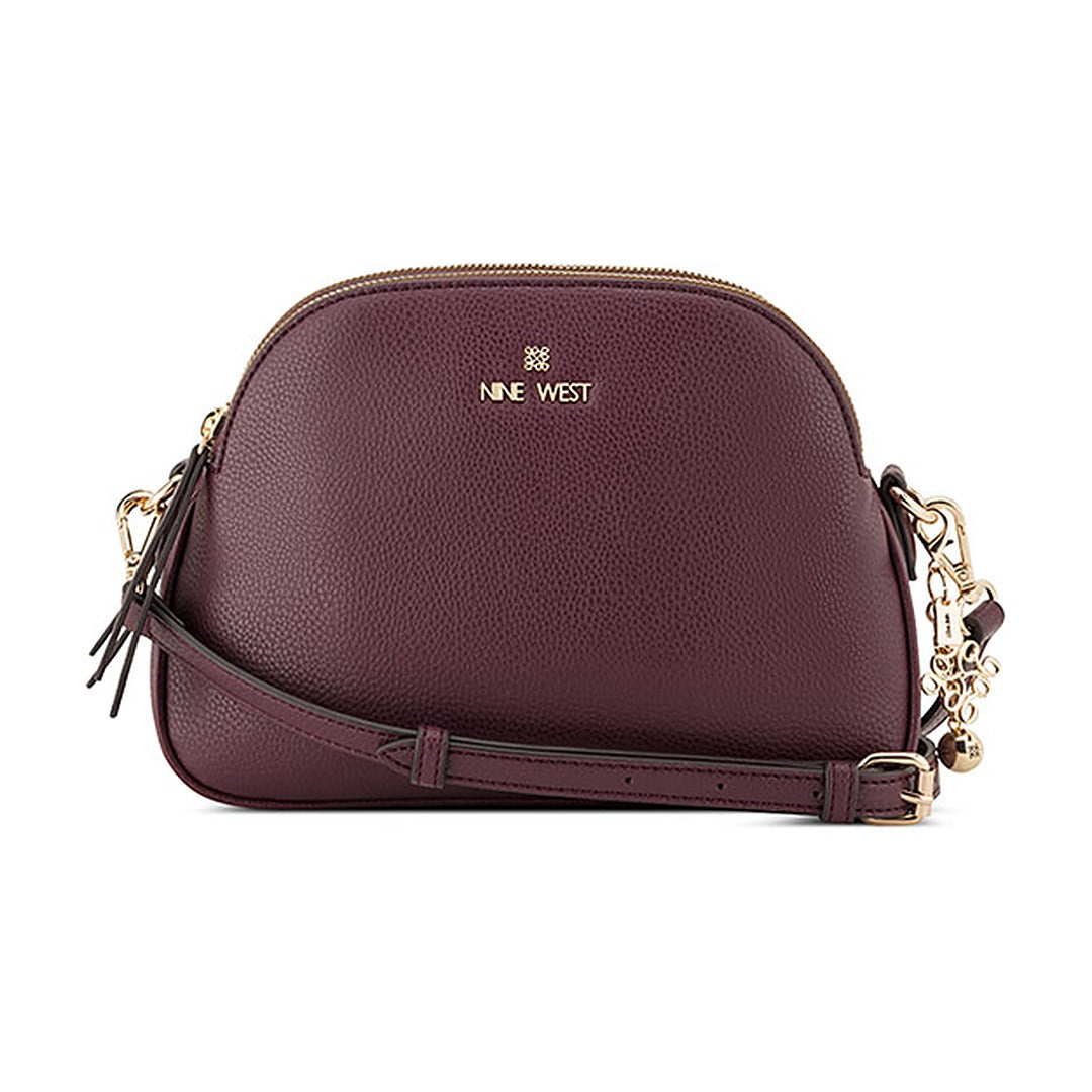 Cartera Nine West Dome Crossbody Calianna Boysenberry