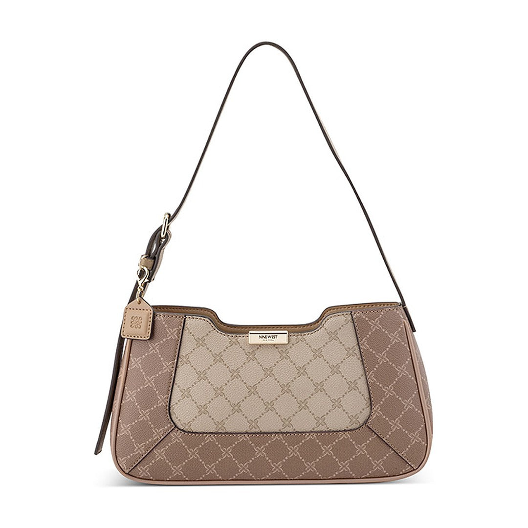 Cartera Nine West Shoulder bag Marly Sienna/New Khaki Logo