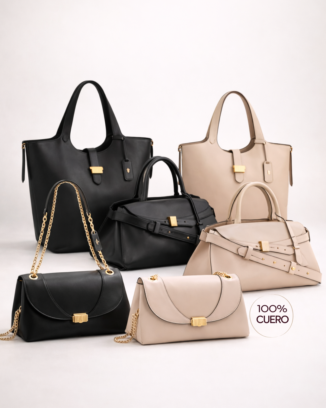 Colección Carteras Arpana - 100% Cuero