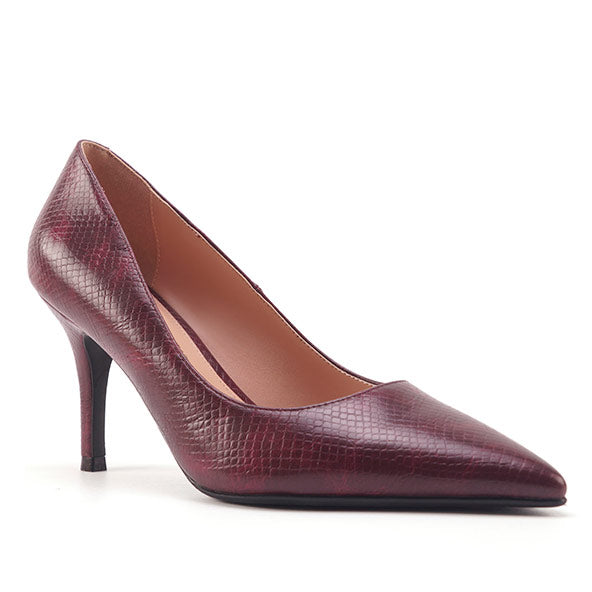 Tacón Riah3 Rojo Vino