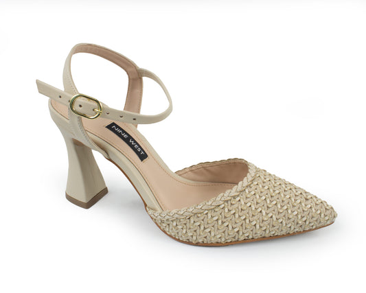 Calzado Tacón Nine West Kiera Manteiga