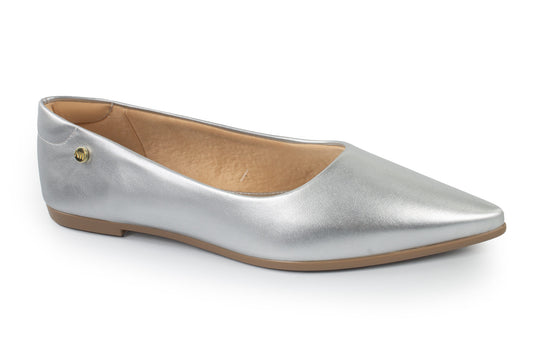 Calzado Flat Nine West Odette Prata
